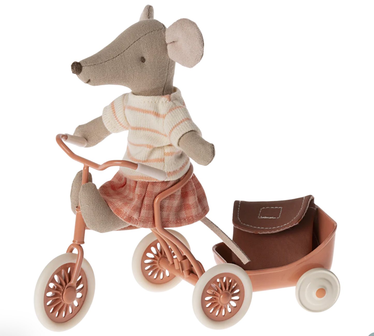 Tricycle Mouse, Big Sister - Coral