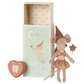 Tooth Fairy Mouse in Matchbox - Rose