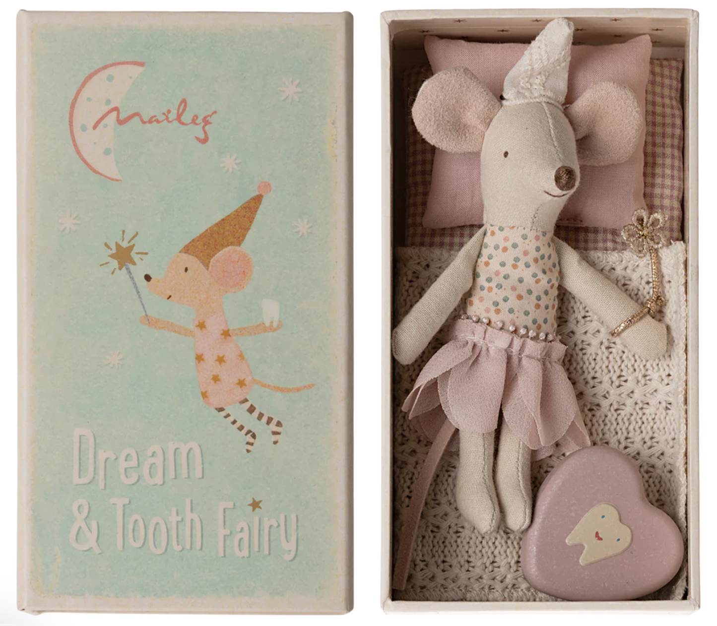 Tooth Fairy Mouse - Little Sister in Matchbox