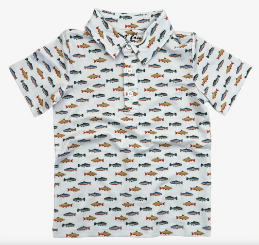 Scottie Performance Polo UPF - Tropicana Tides