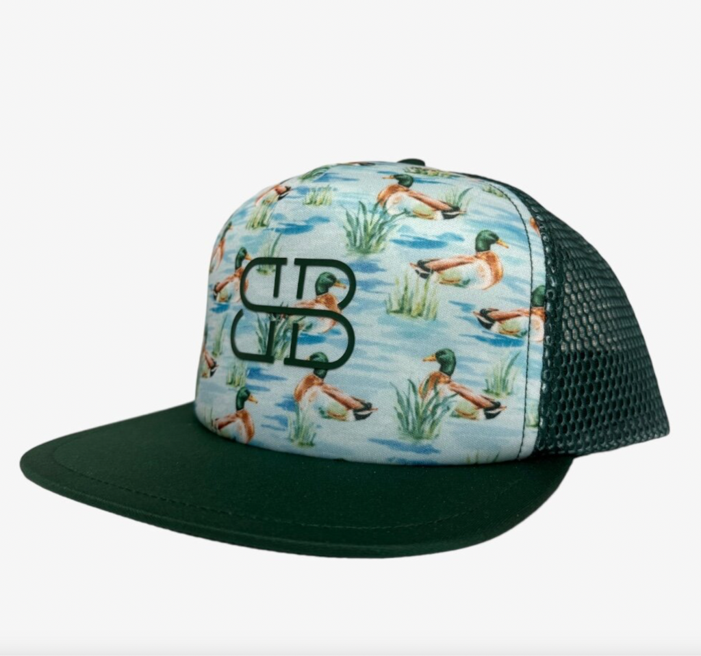 floating flat brim snapback- maui mallards