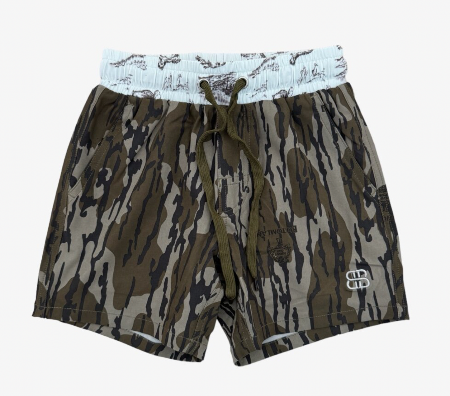 hamilton athletic short- mossy oak® original bottomland + heartland
