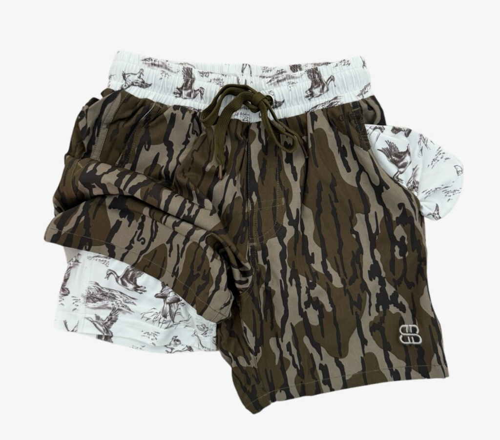 hamilton athletic short- mossy oak® original bottomland + heartland