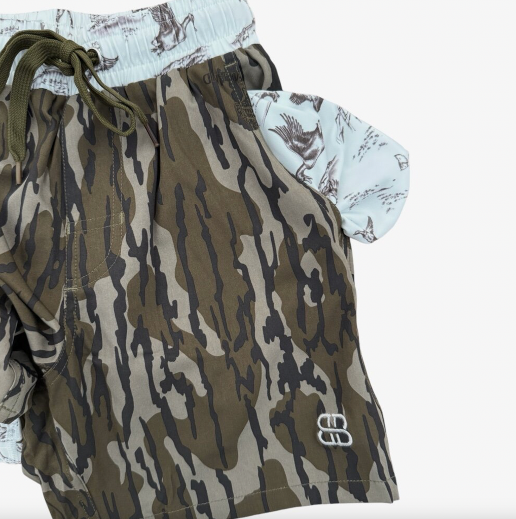 hamilton athletic short- mossy oak® original bottomland + heartland