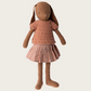 Bunny size 3, Chocolate Brown - Knitted Shirt and Skirt
