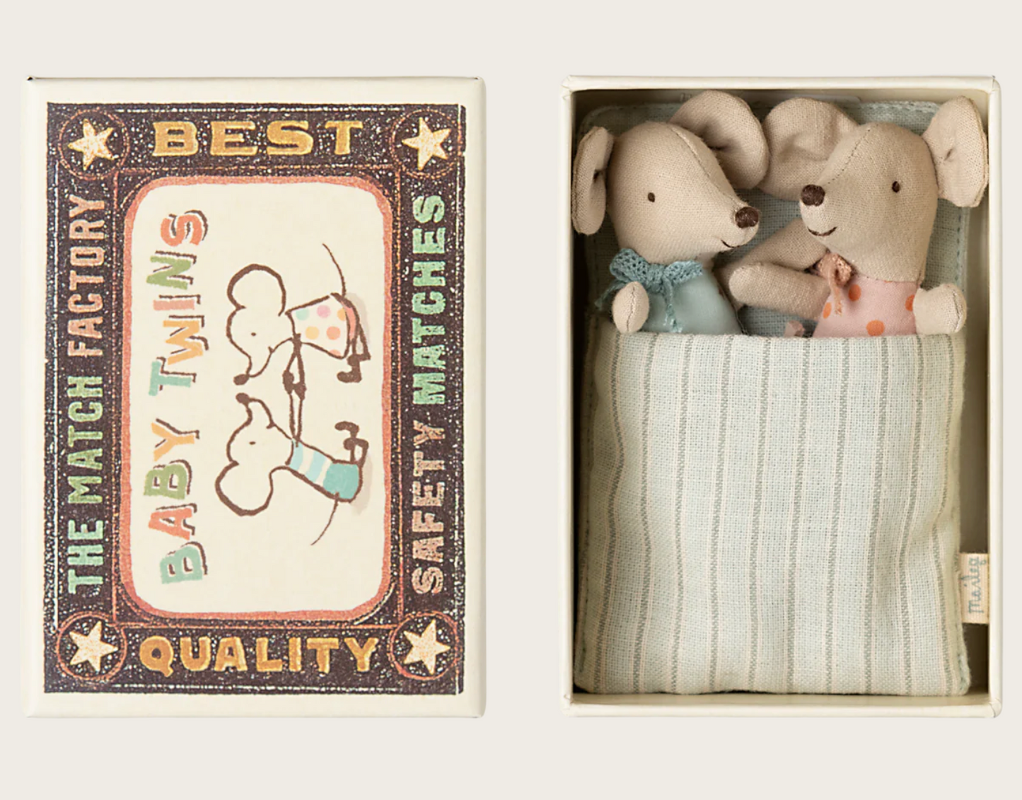 Twins, Baby Mice in Matchbox - Spring '25