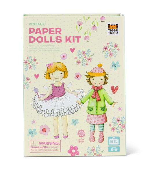 Vintage Paper Dolls Kit