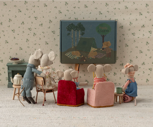 Folding chair, Mouse - Red