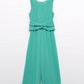 Seafoam Pleated Jumpsuit