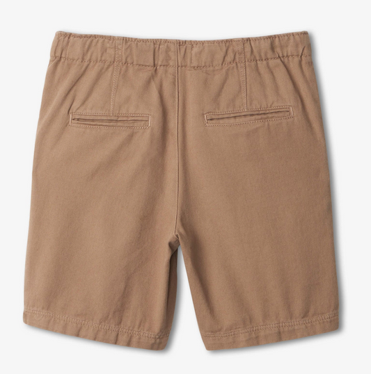 Khaki Twill Shorts