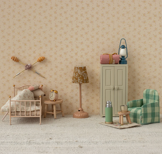 Vintage Floor Lamp, Mouse - Dark Powder