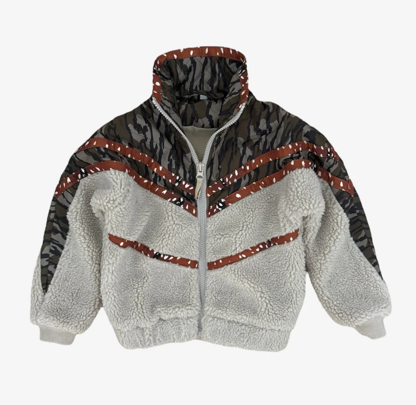 Womens Chloe Sherpa Jacket - Original Bottomland & Fawn