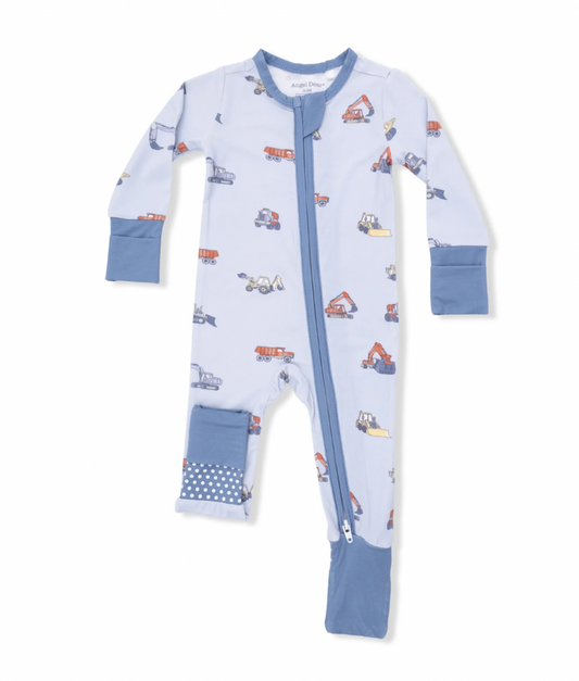 Construction Vehicles- Convertible Romper