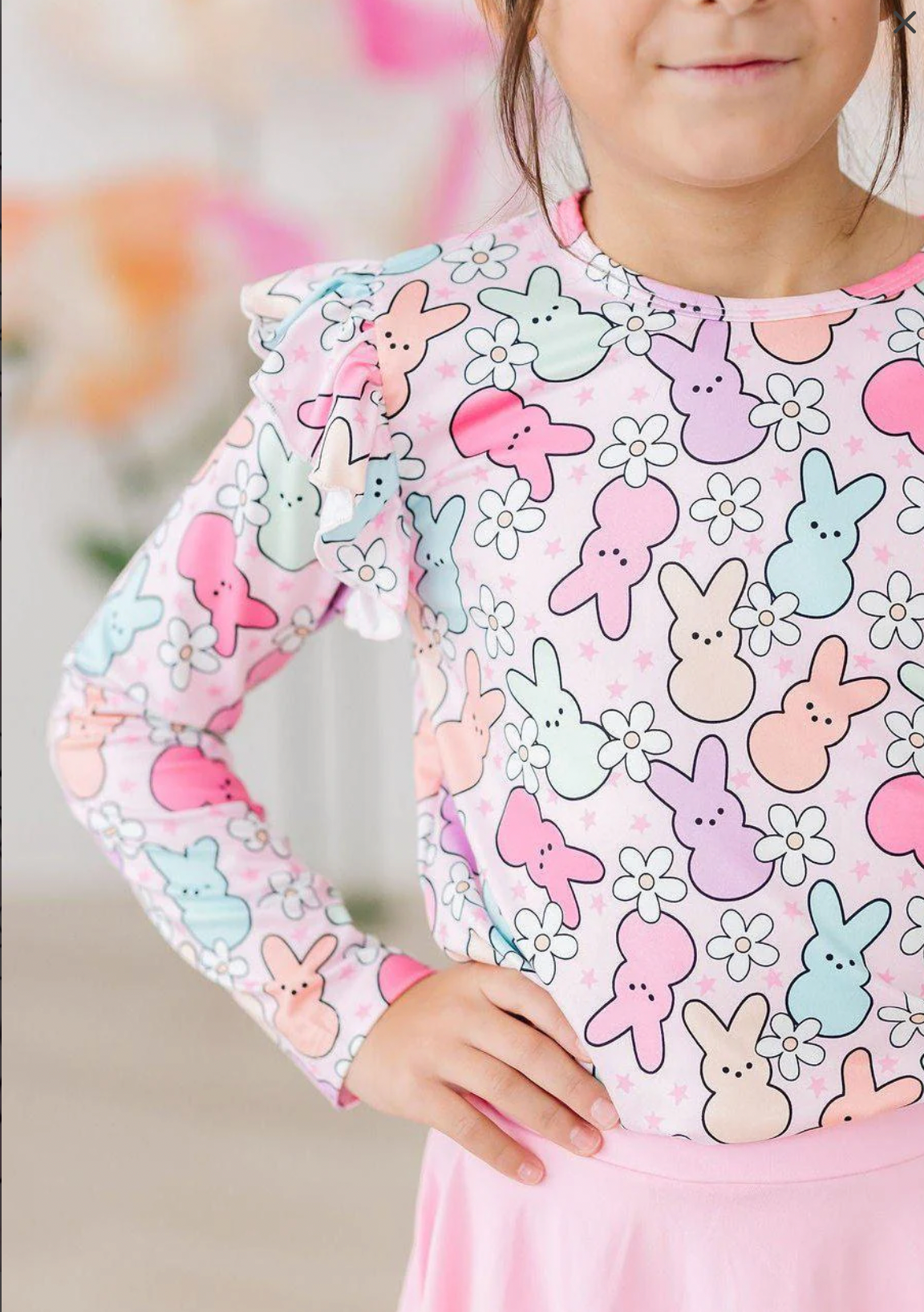 Hangin' with My Peeps Ruffle Tee