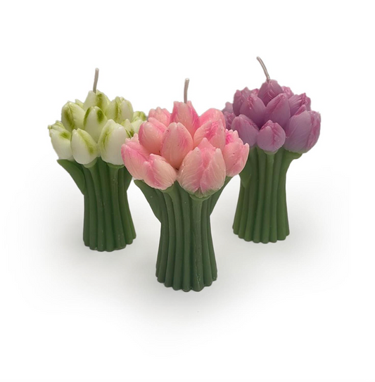 Tulip Bouquet Candle