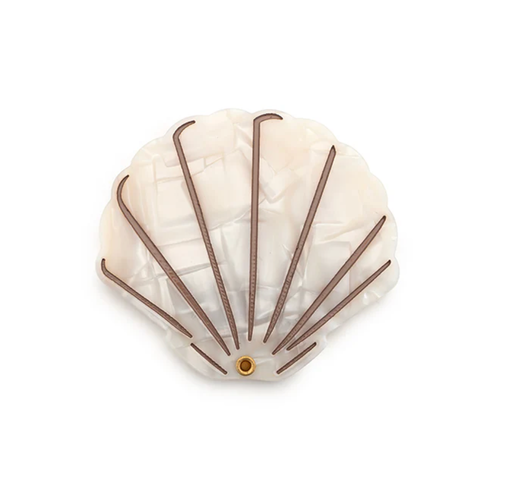 Seashell Compact Mirror