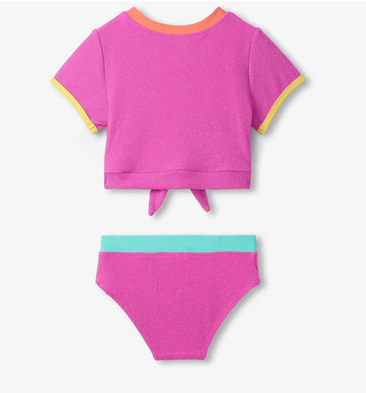 Rose Violet Tankini Set
