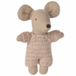 Baby Mouse in Carry Cot - Rose