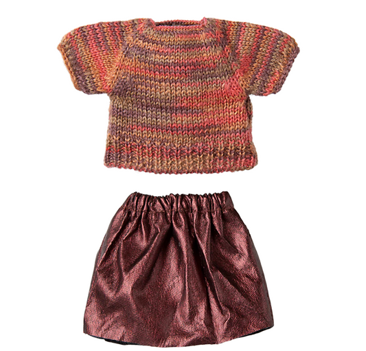 Skirt and Knitted Blouse, Mum Mouse