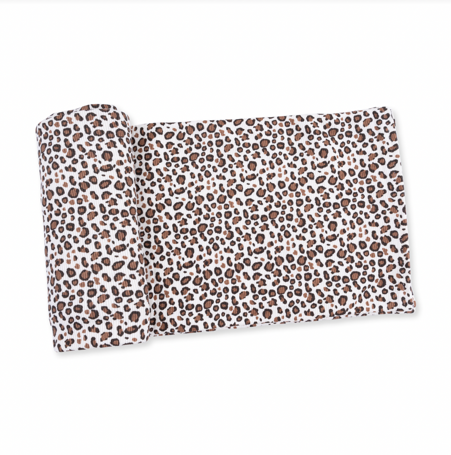 Leopard Rib Swaddle Blanket