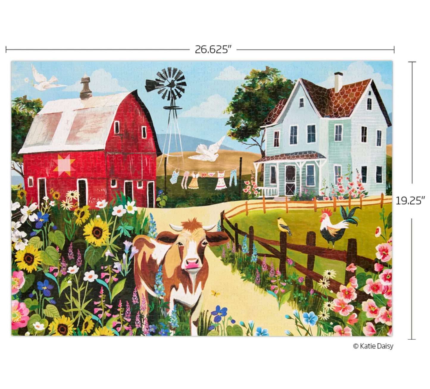 Wildflower Farm 1000 Piece Puzzle