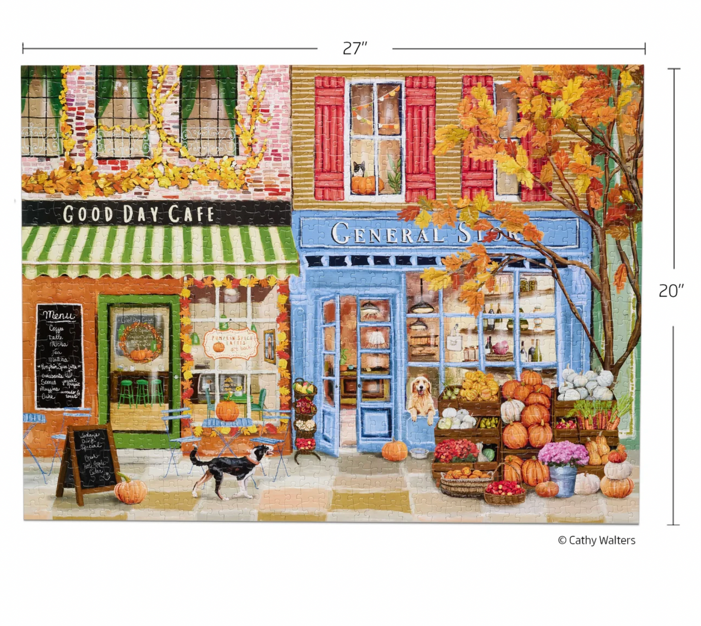 Autumn on Main 1000 PC Puzzle