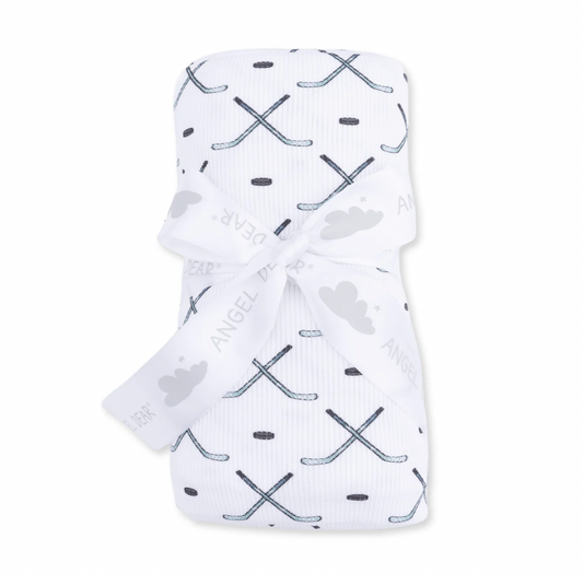 Simple Hockey Swaddle Blanket