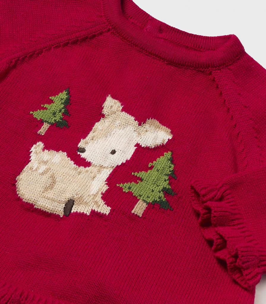 Reindeer Knit Sweater Set