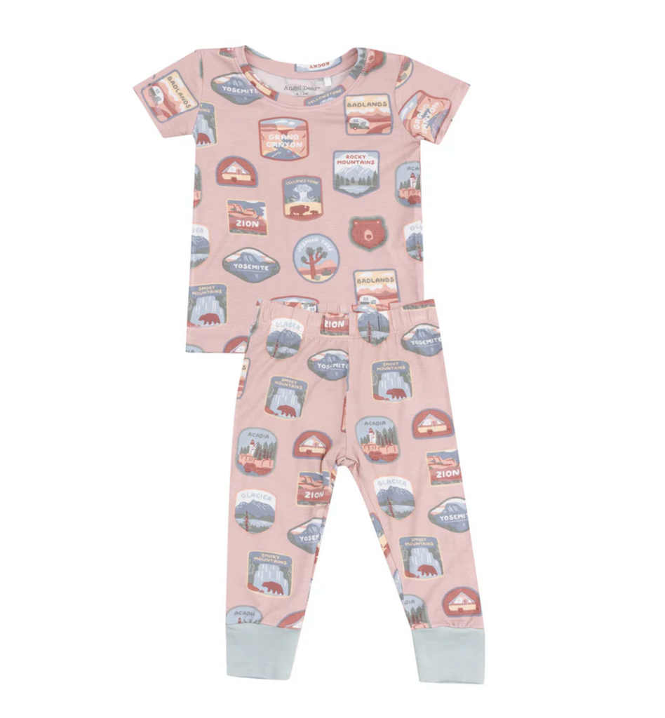 Pink National Park Patches - Loungewear Set