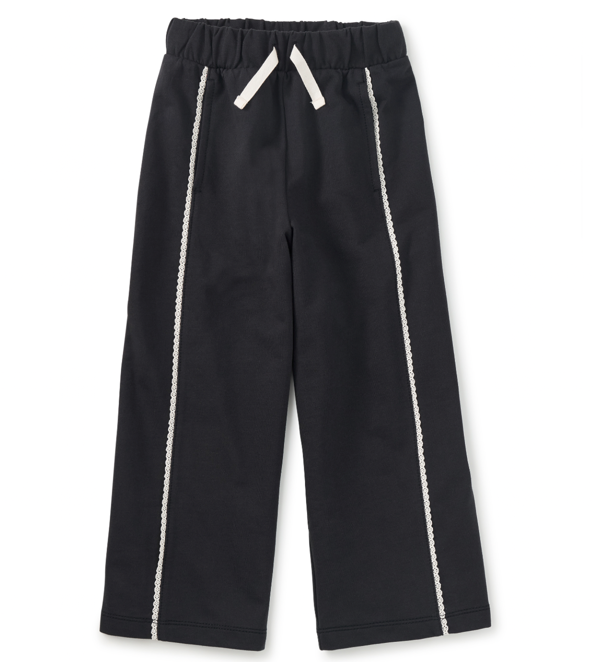 Lace Trim Track Pants