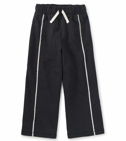Lace Trim Track Pants