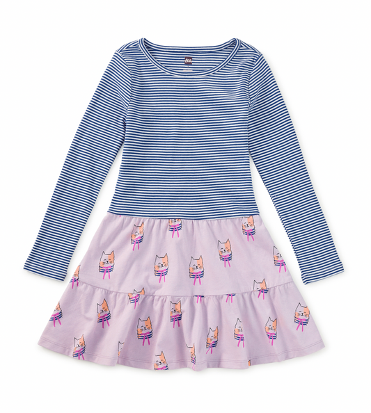 Bow Tie Cats Day Dress