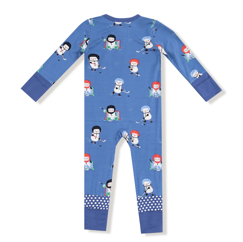 Snow Folks Ice Hockey Two-Way Zipper