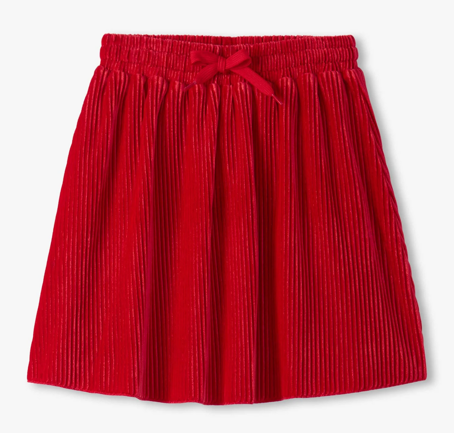 Chex Red Velour Skirt