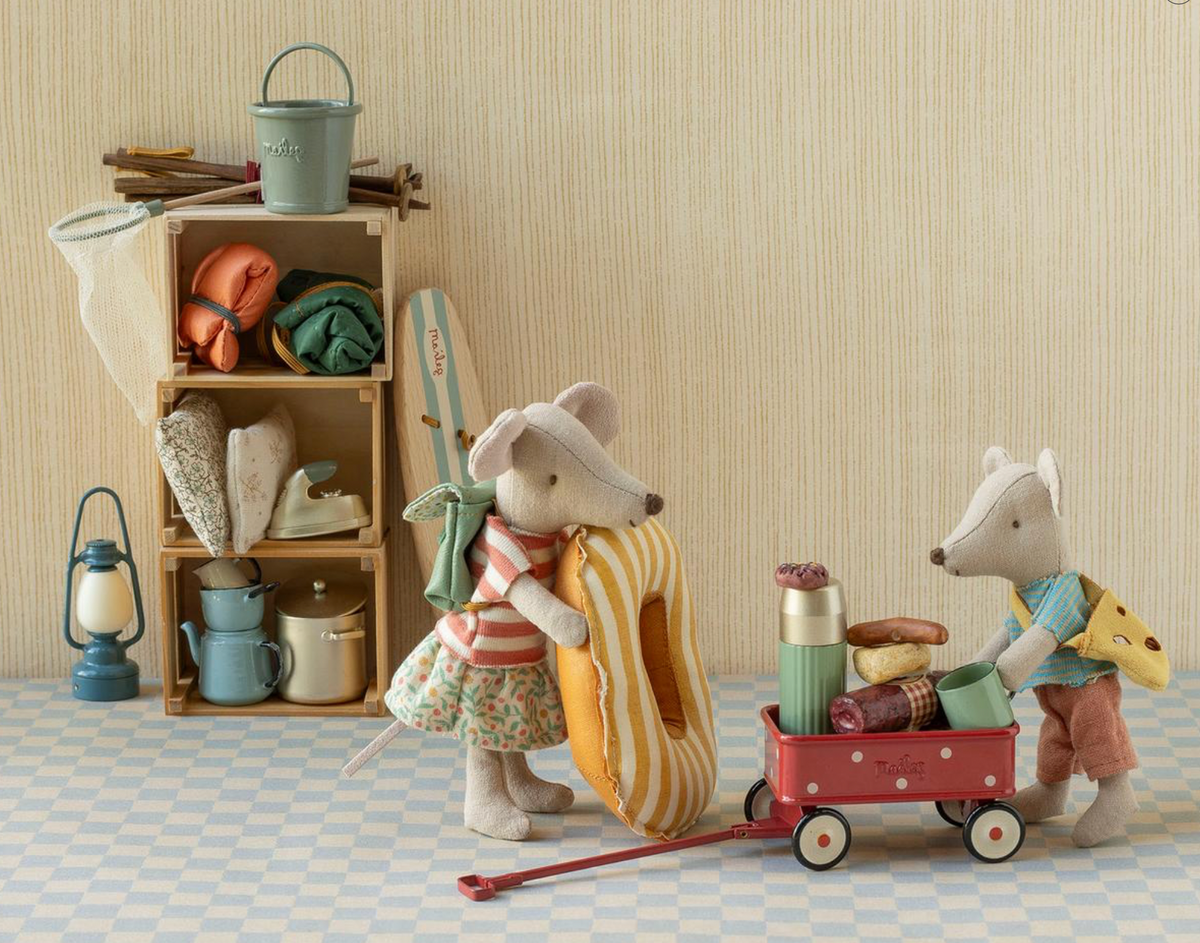 Wagon, Mouse - Red