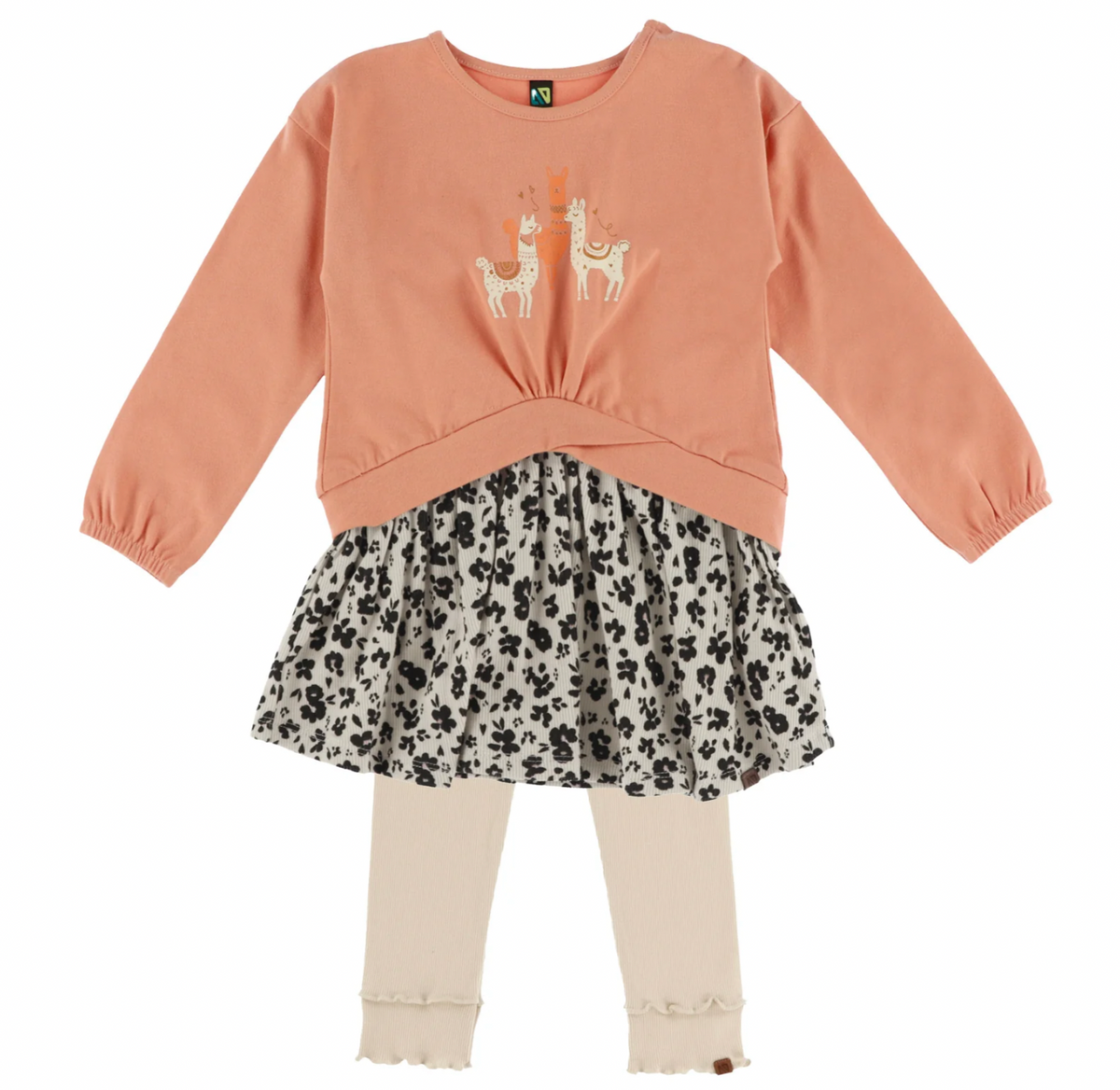 Llama Llama Floral Set