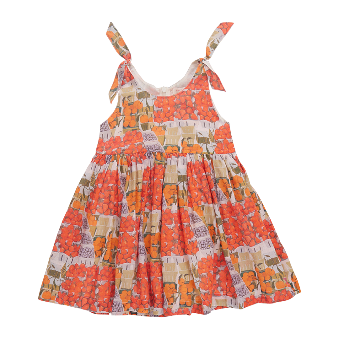 Taylor Dress - Berries + Oranges