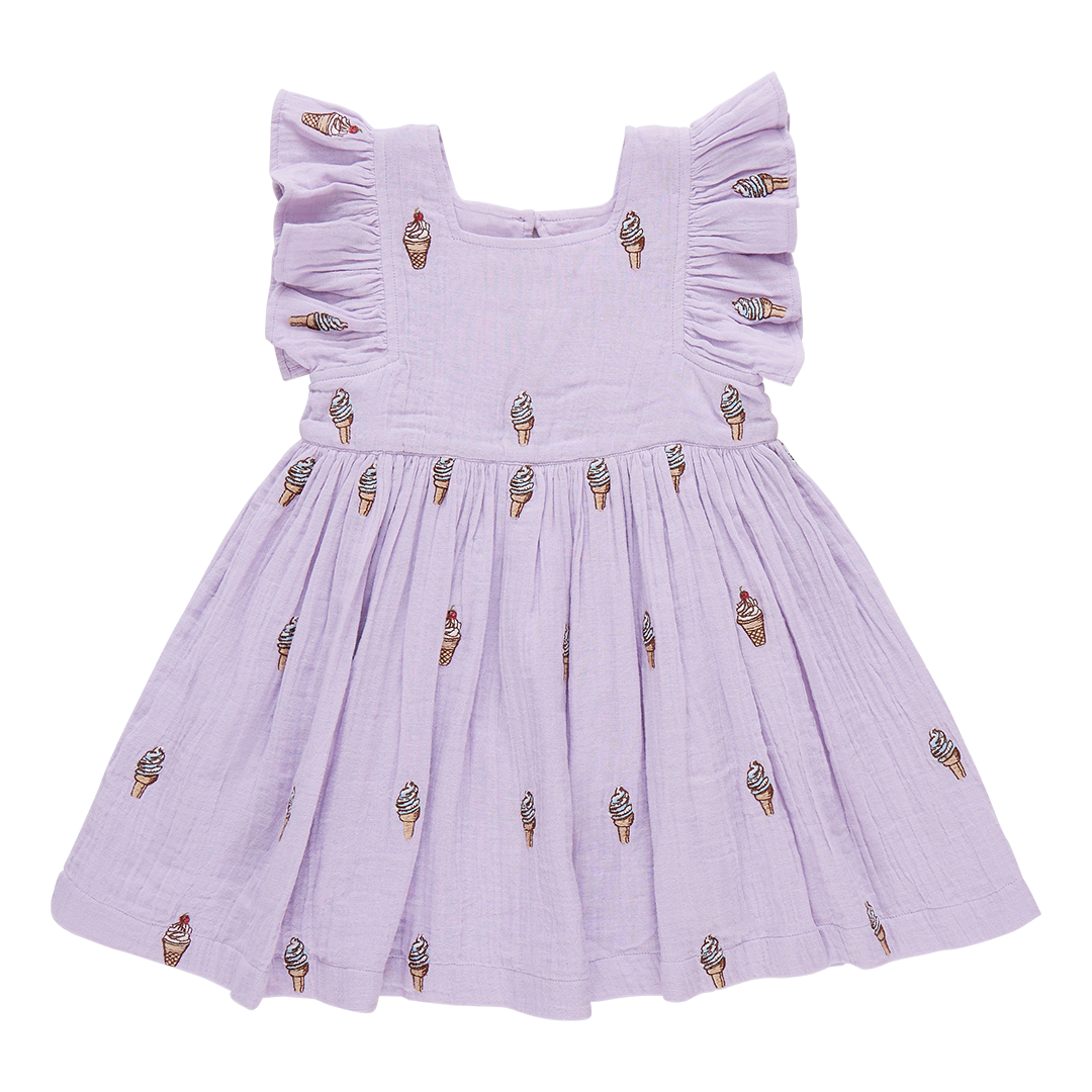 Elsie Dress - Lavender Soft Serve