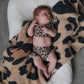 Forever French Baby - Plush Blanket | Leopard