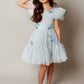 Lyrah Dress in Pale Blue