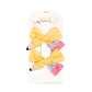 School Days Pencil Bow Clip Set