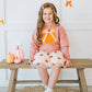 Coquette Pumpkin Sequin Patch Sweatshirt