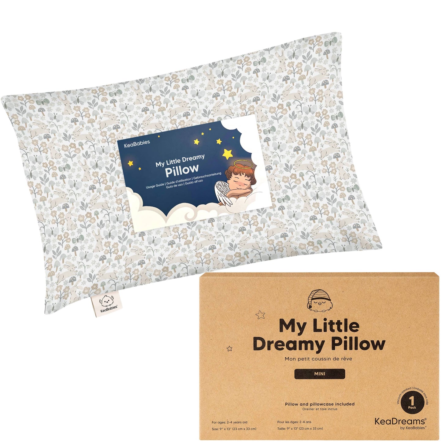 9X13 Mini Toddler Pillow W/ Pillowcase - Prairie