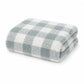 Phufy® Bliss Gingham Blanket, Soft Green