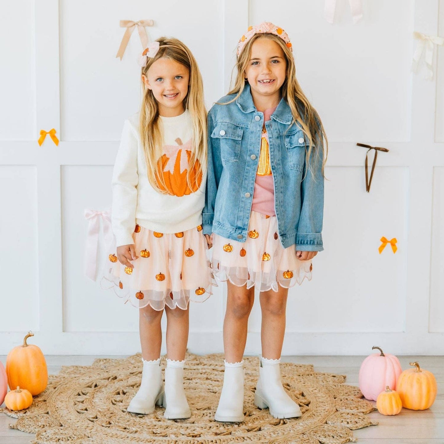 Pumpkin Pearl Gemstone Headband