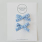 Daisy Chain- Blue | Mini Ribbon Bow Set