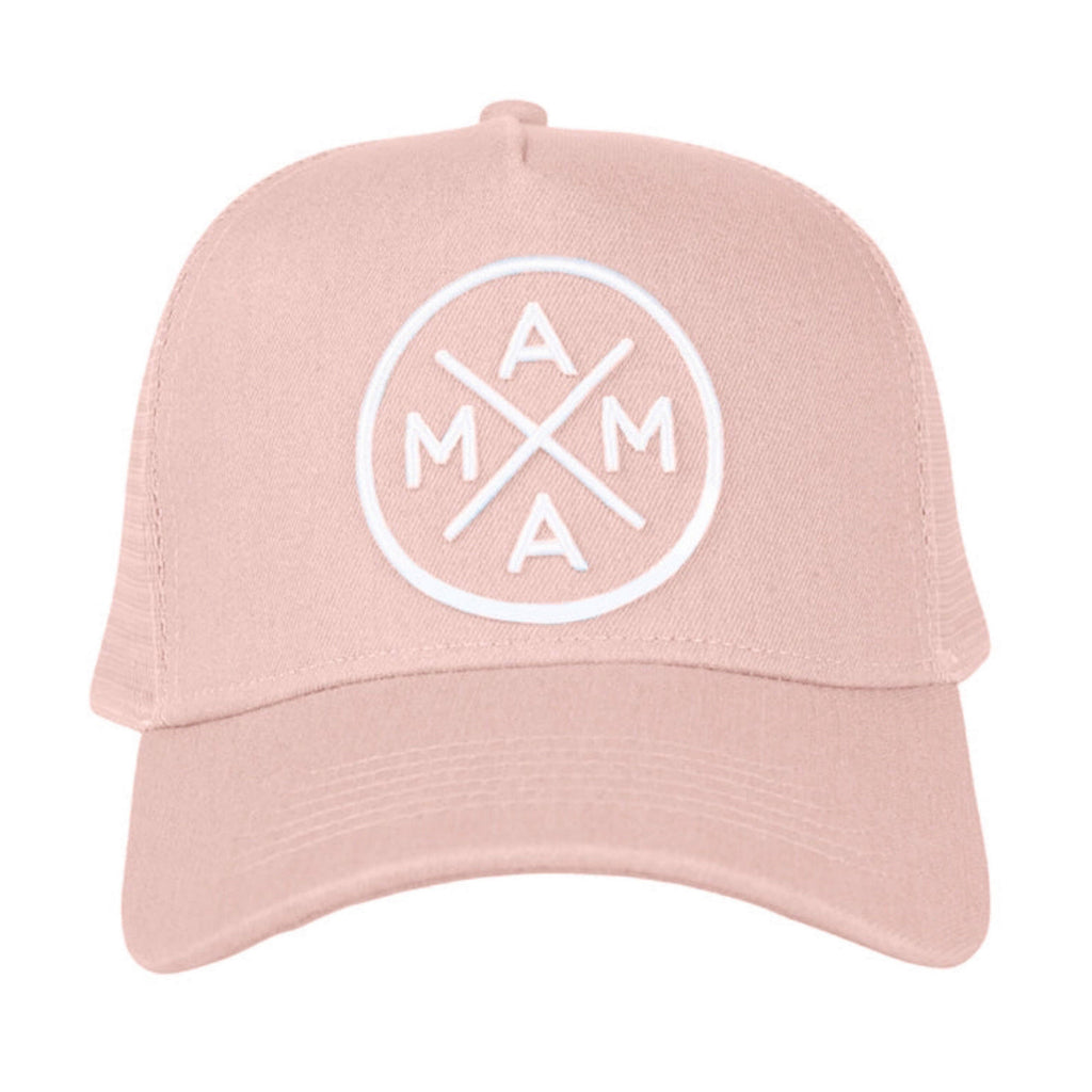 Mama X™ Premium Canvas Trucker Hat - Blush