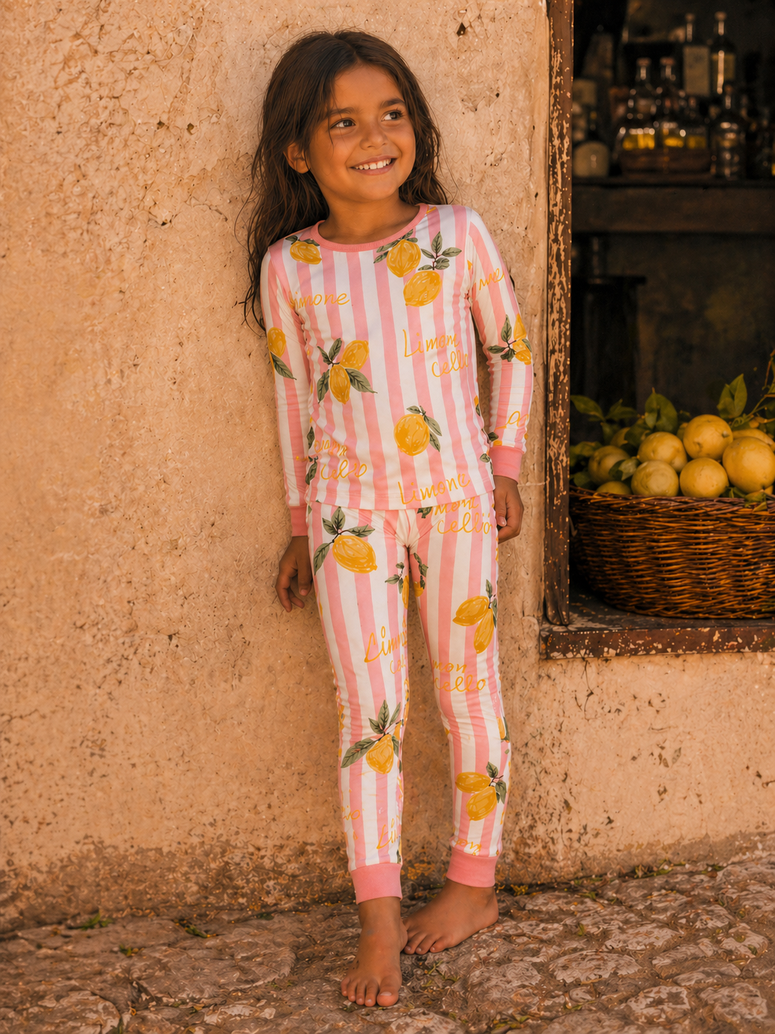 Lemon Amore Long Sleeve 2-Piece Set