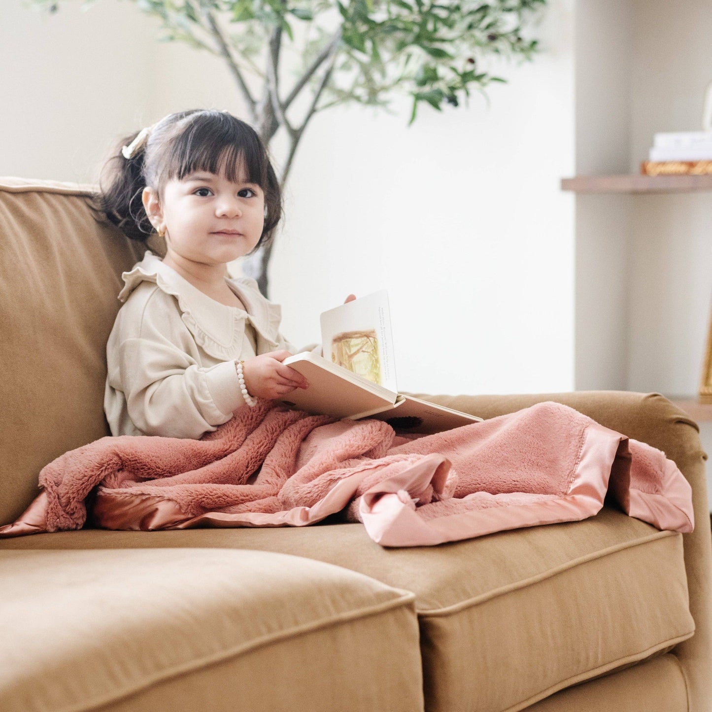 Satin Border Receiving Blanket
