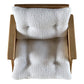 Macy Mae Dollhouse Designs - Dollhouse Patio Chair + Tufted Cushions | Natural Wood White